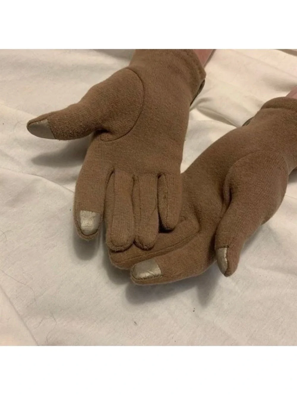 Two Sets of Typing Gloves Black & Brown
